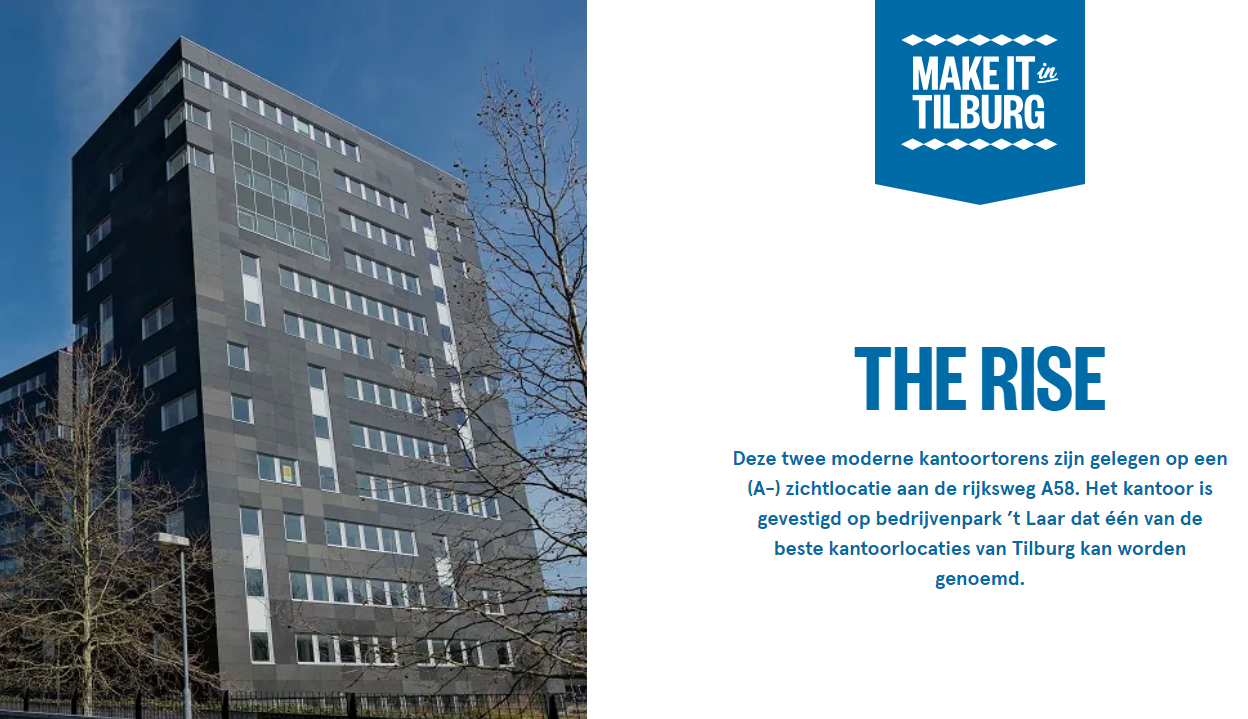 Check Partner Locatie : The Rise Make It Tilburg
